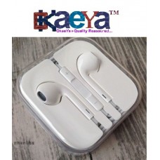 OkaeYa Stereo Super Bass Earphone With 3.5 mm Jack Compatible Earphone for Apple iphone iPad (Color may vary)